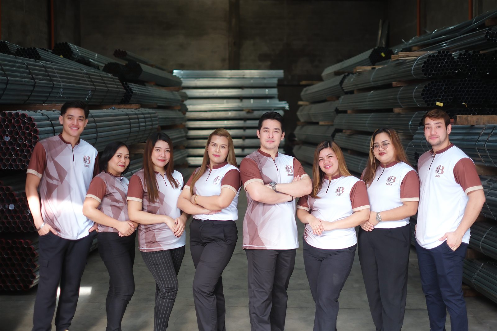 Steel products prepared for project coordination